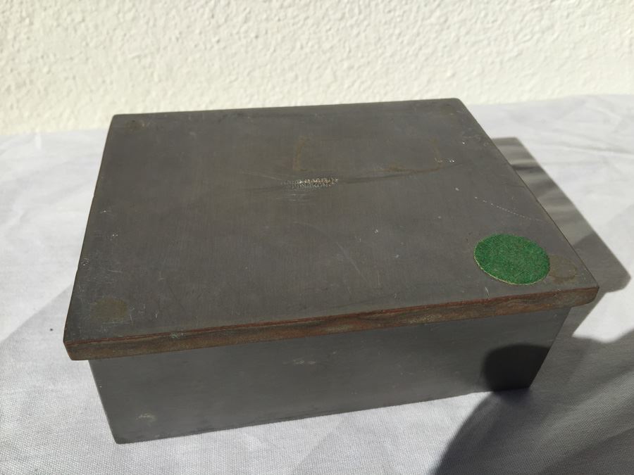 Metal Box With Lid Hand Made In Hong Kong [Photo 5]