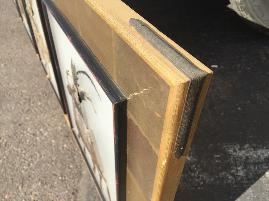 Large 4-Panel Paper Cutting Artwork Lighted [Photo 9]