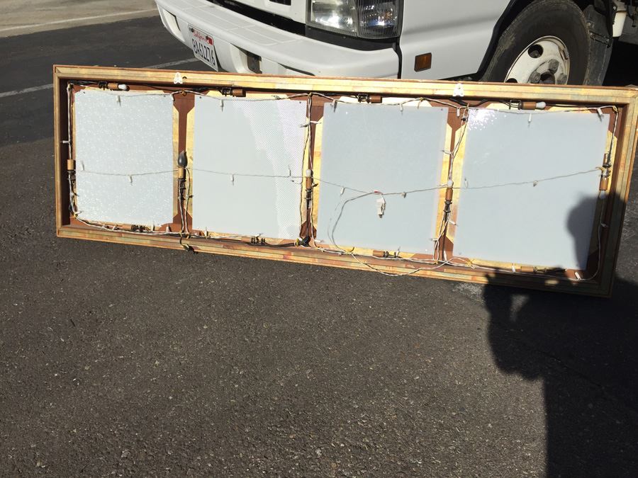 Large 4-Panel Paper Cutting Artwork Lighted [Photo 13]