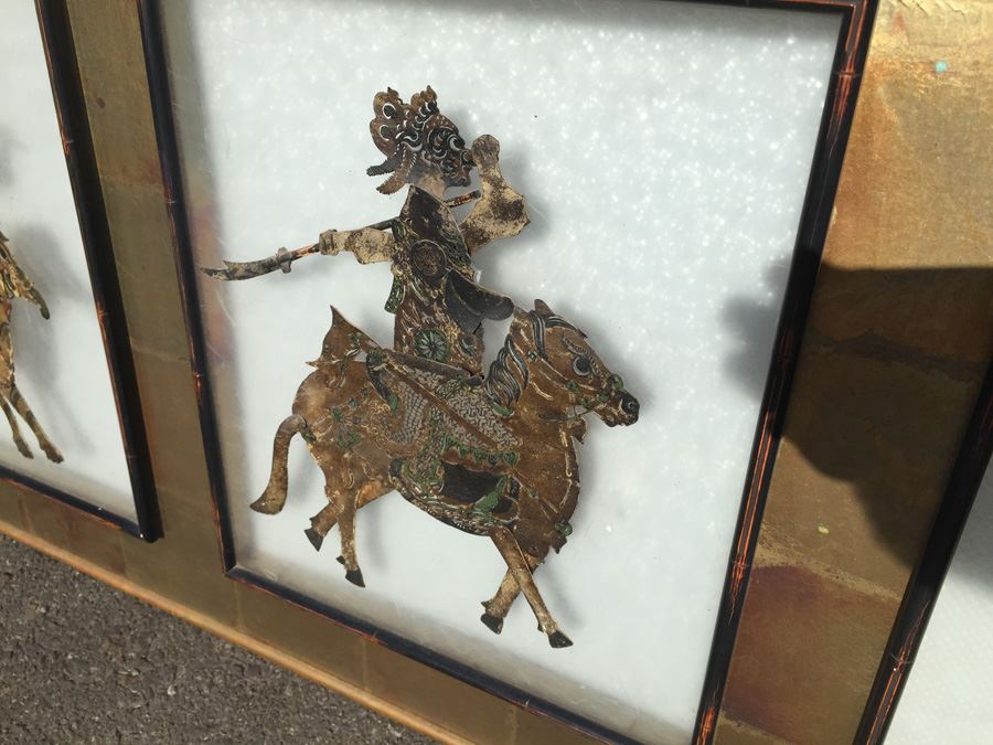 Large 4-Panel Paper Cutting Artwork Lighted [Photo 6]