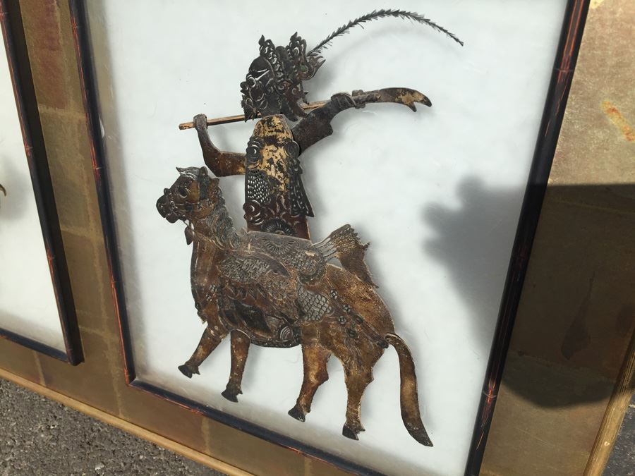 Large 4-Panel Paper Cutting Artwork Lighted [Photo 2]