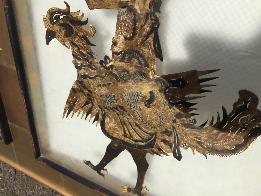 Large 4-Panel Paper Cutting Artwork Lighted [Photo 11]