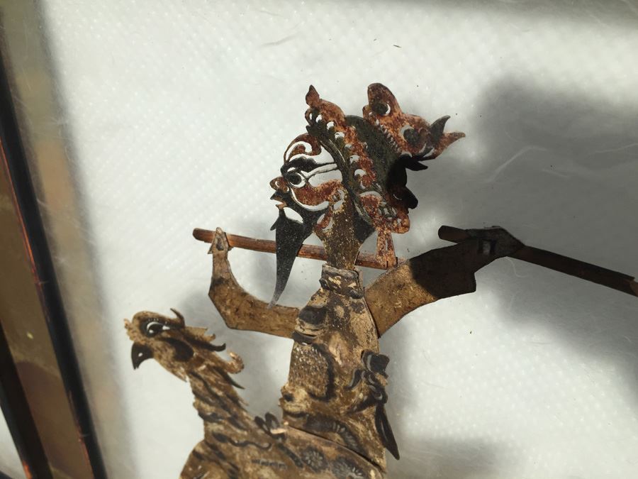 Large 4-Panel Paper Cutting Artwork Lighted [Photo 3]