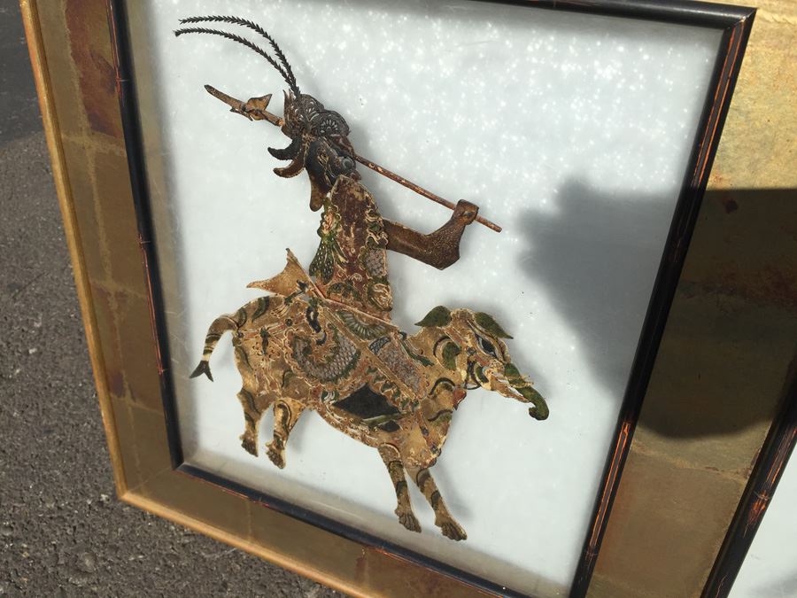 Large 4-Panel Paper Cutting Artwork Lighted [Photo 7]