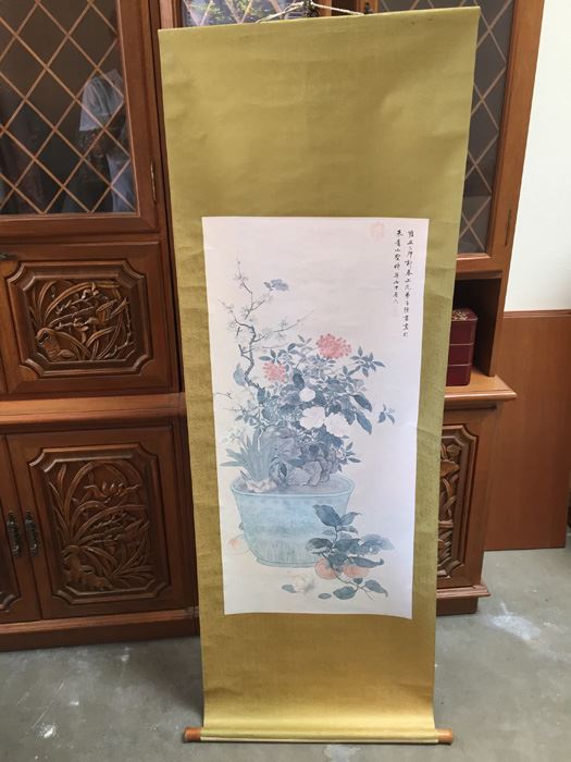 Asian Scroll Artwork