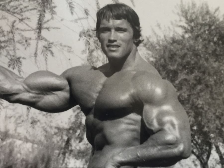 Early Arnold Schwarzenegger Period B&W Bodybuilding Photo Pre Conan The ...