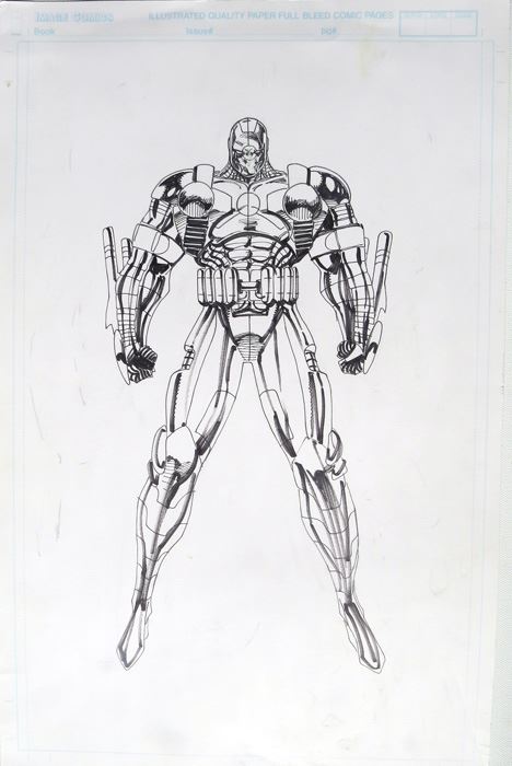 Jim Lee Double Sided Image Comics Character Design For Brass