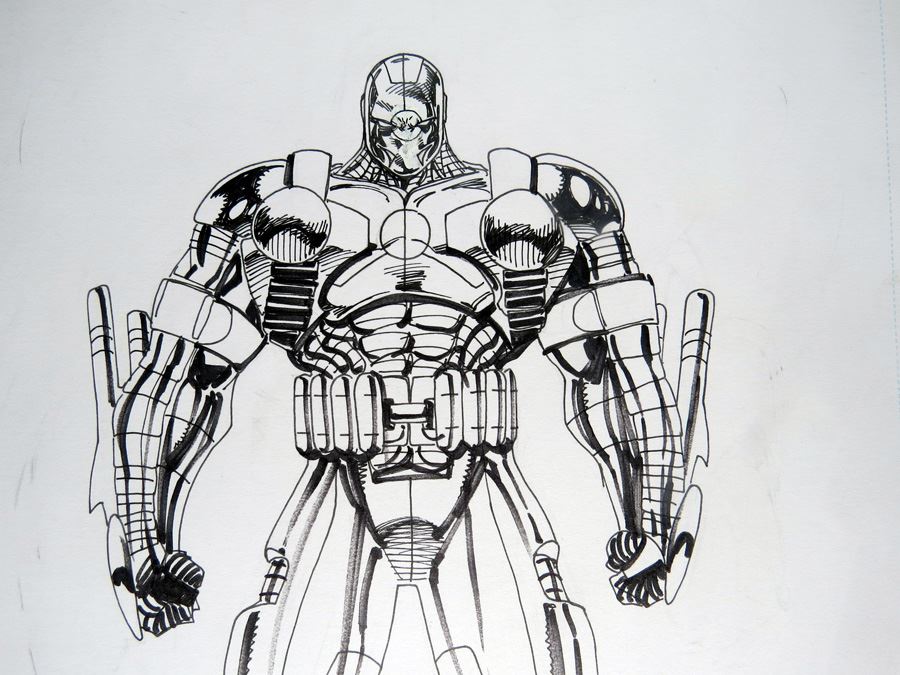 Jim Lee Double Sided Image Comics Character Design For Brass [Photo 3]