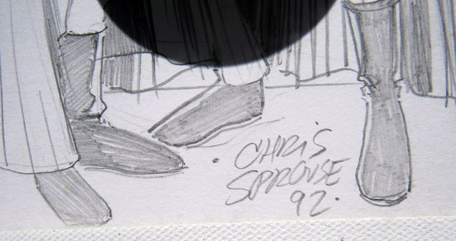 Chris Sprouse Double Character Sketch [Photo 2]
