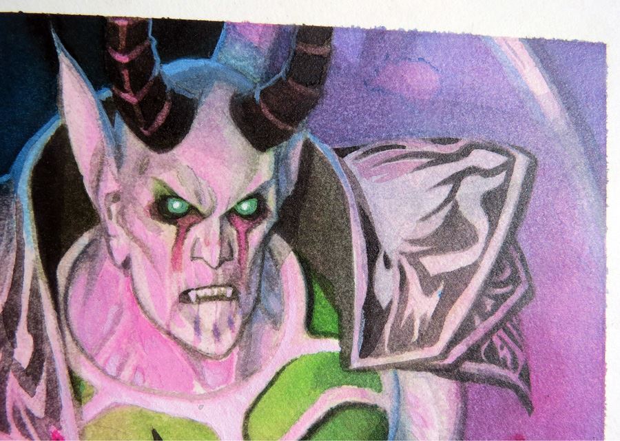 Andrew Robinson World Of Warcraft/Magic The Gathering Oil Painting [Photo 3]