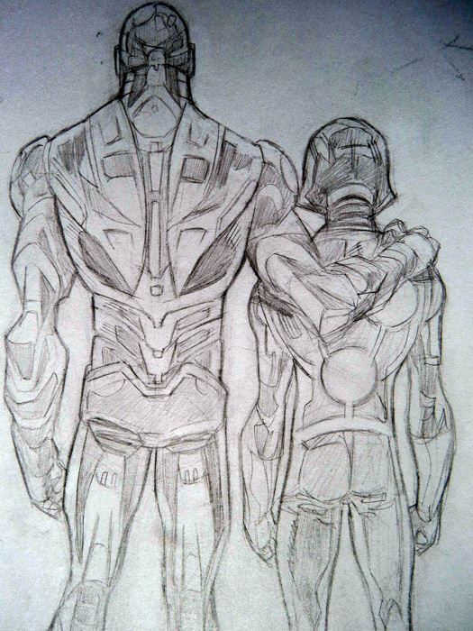 John Timms Nova Special #1 Last Page Splash Ironman/Nova [Photo 2]