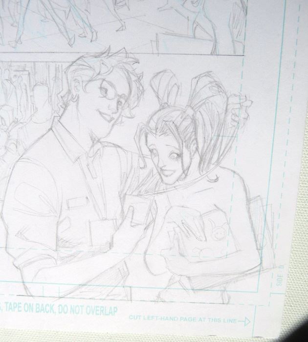 John Timms Harley Quinn Invades Sdcc Pg 12 Original Page [Photo 2]