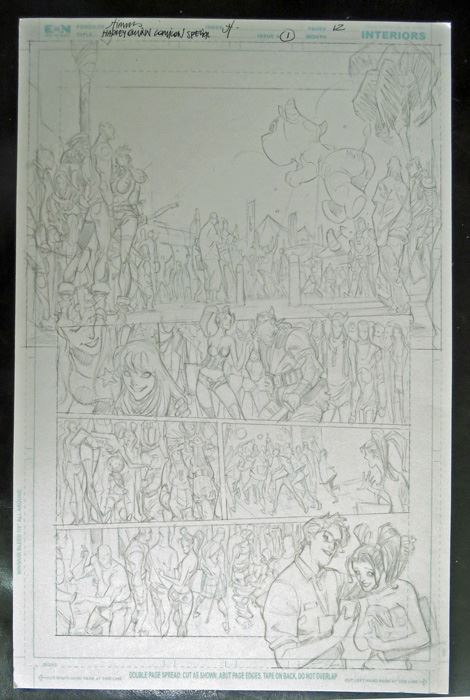 John Timms Harley Quinn Invades Sdcc Pg 12 Original Page