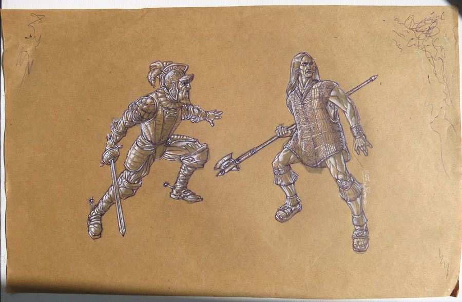 Douglas Campos Conquistador/Native Character Design [Photo 1]
