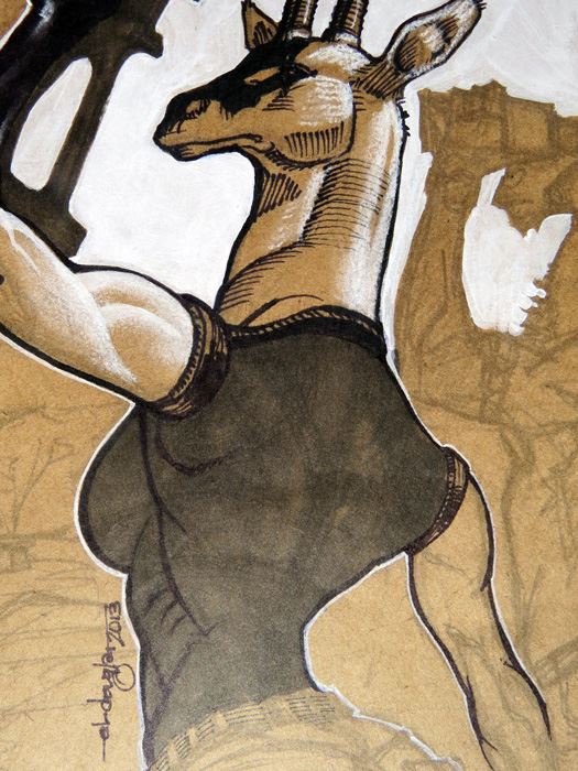 Douglas Campos Gazelle Figure Character Design [Photo 2]