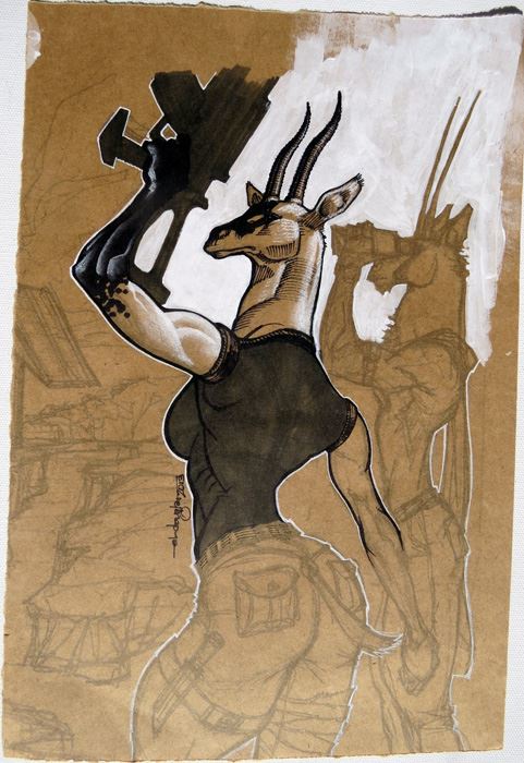 Douglas Campos Gazelle Figure Character Design [Photo 1]