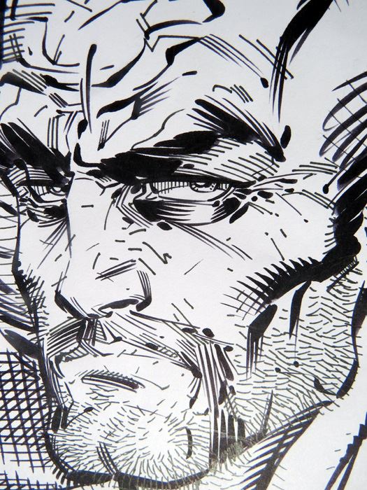 Dan Panosian Tekken Heinhachi Mishima Of Tekken 3 Original Comic Book Drawing [Photo 2]