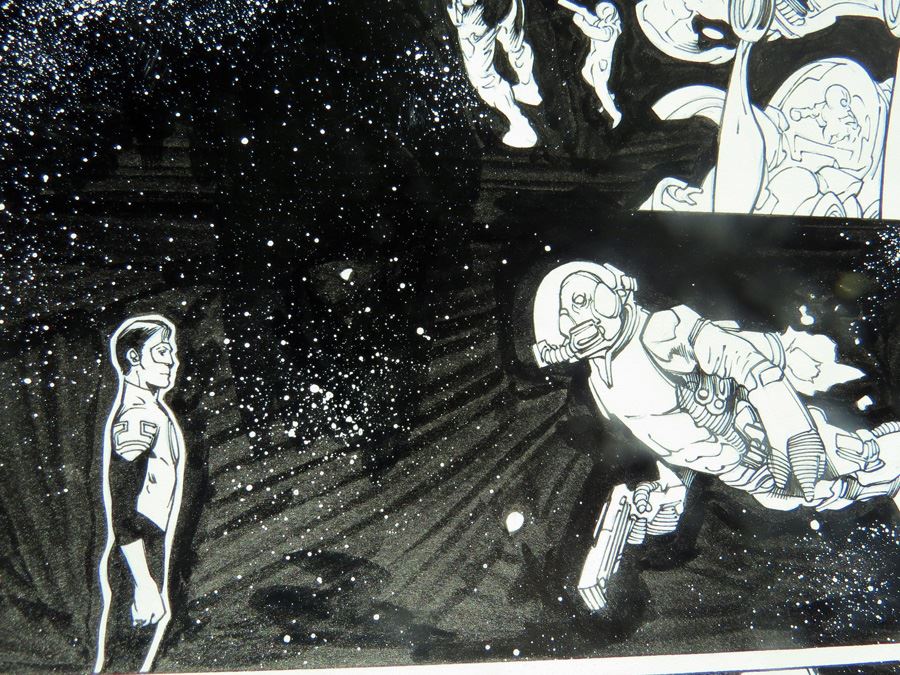 Billy Tan/Mark Irwin Green Lantern #39 P.13 Original [Photo 2]