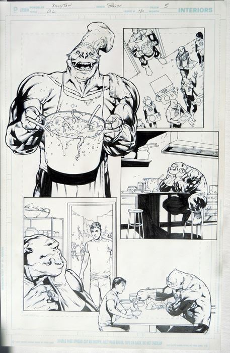 Billy Tan/Mark Irwin Green Lantern #40 P.5 Original [Photo 1]