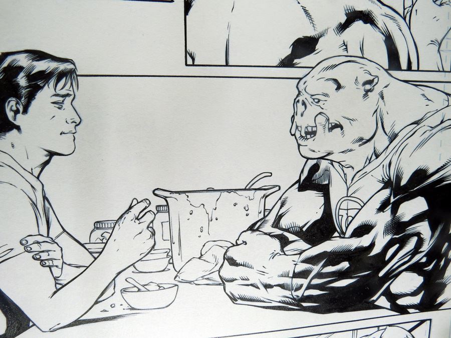 Billy Tan/Mark Irwin Green Lantern #40 P.6 Original [Photo 2]