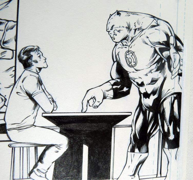 Billy Tan/Mark Irwin Green Lantern #40 P.7 Original [Photo 2]
