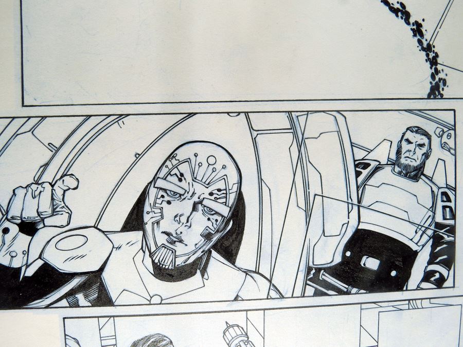 Billy Tan/Mark Irwin Green Lantern Annual #3 P.10 Original [Photo 2]