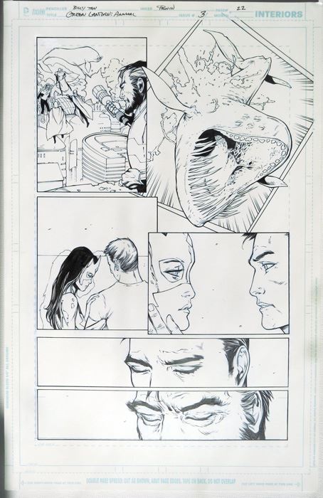 Billy Tan/Mark Irwin Green Lantern Annual #3 P.22 Original [Photo 1]