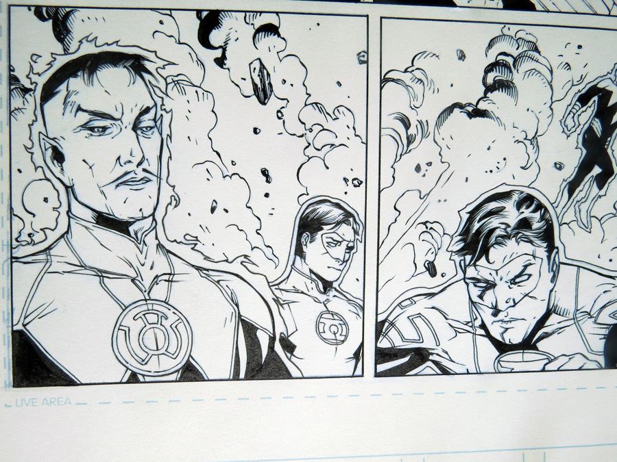 Billy Tan/Mark Irwin Green Lantern Annual #3 P.31 Original [Photo 2]
