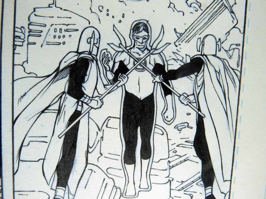 Billy Tan/Mark Irwin Green Lantern Annual #3 P.26 Original [Photo 2]