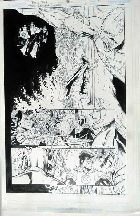 Billy Tan/Mark Irwin Green Lantern Annual #3 P.1 Original [Photo 1]