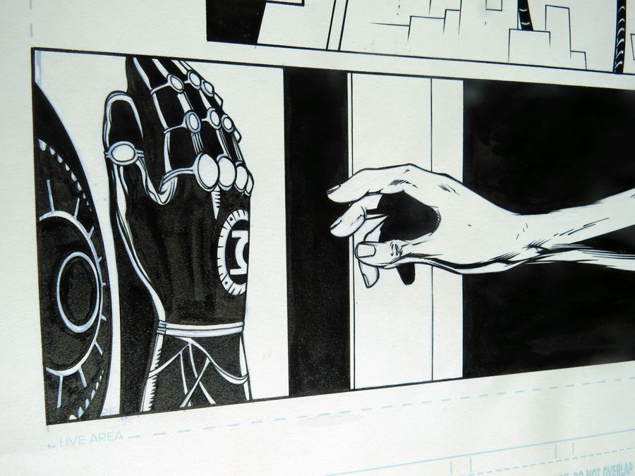 Billy Tan/Mark Irwin Green Lantern #40 P. 1 Original [Photo 2]