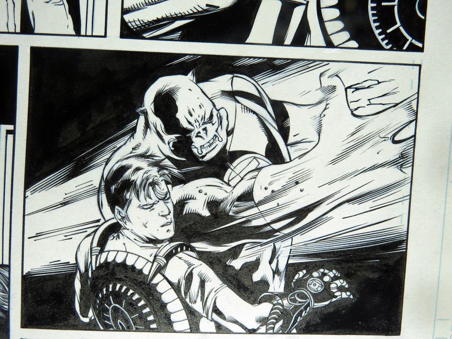 Billy Tan/Mark Irwin Green Lantern #40 P.10 Original [Photo 2]