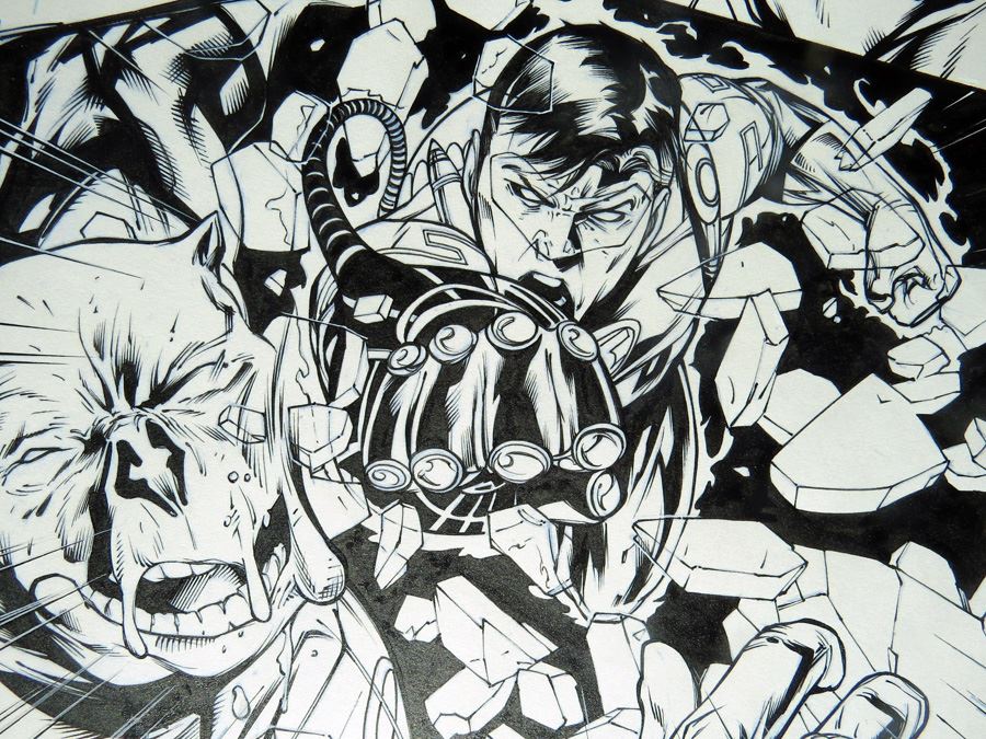 Billy Tan/Mark Irwin Green Lantern #40 P.12 Original [Photo 2]