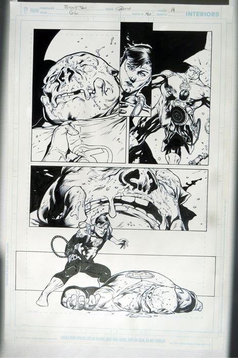 Billy Tan/Mark Irwin Green Lantern #40 P.14 Original