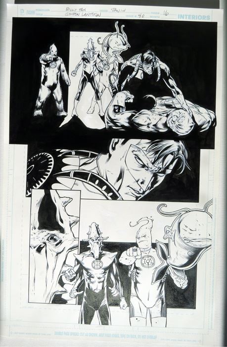 Billy Tan/Mark Irwin Green Lantern #40 P.16 Original