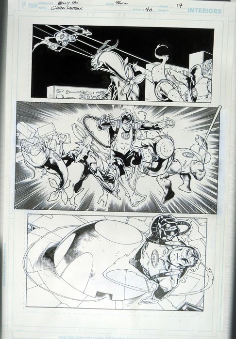 Billy Tan/Mark Irwin Green Lantern #40 P.17 Original