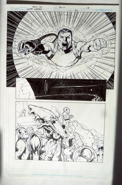 Billy Tan/Mark Irwin Green Lantern #40 P.19 Original