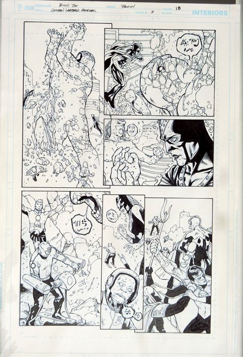 Billy Tan/Mark Irwin Billy Tan/Mark Irwin Green Lantern Annual #3 P.18 Original