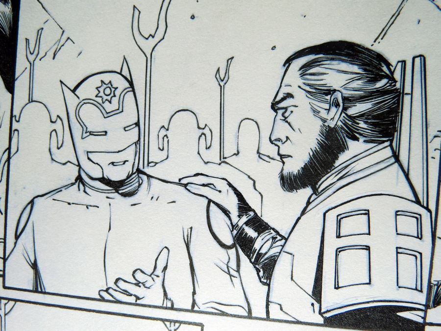 Billy Tan/Mark Irwin Green Lantern Annual #3 P.37 Original [Photo 2]