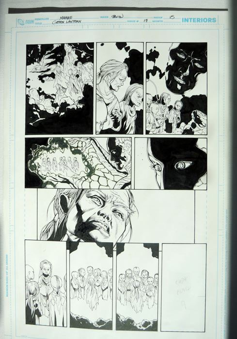 Billy Tan/Mark Irwin Green Lantern #17 P.15 Original