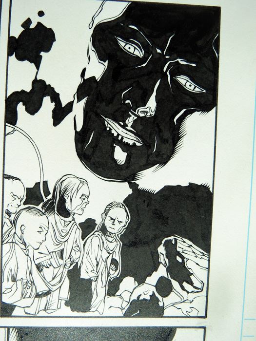 Billy Tan/Mark Irwin Green Lantern #17 P.15 Original [Photo 3]