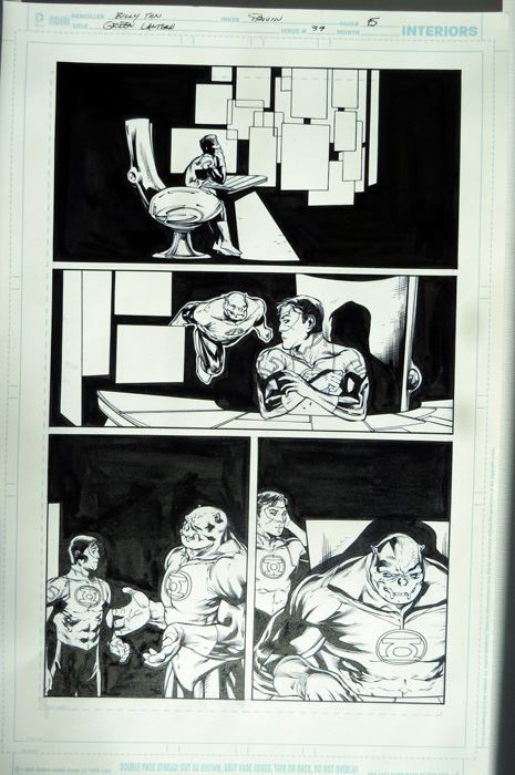 Billy Tan/Mark Irwin Green Lantern #39 P.15 Original