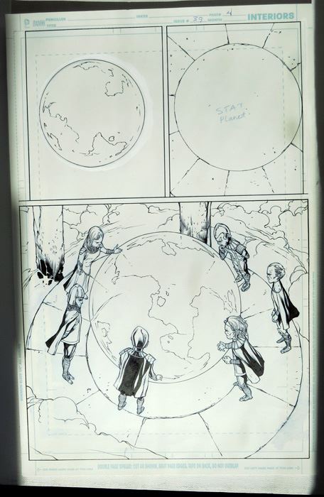 Billy Tan/Mark Irwin Green Lantern #39 P.4 Original