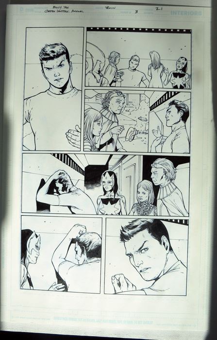 Billy Tan/Mark Irwin Green Lantern Annual #3 P.21 Original