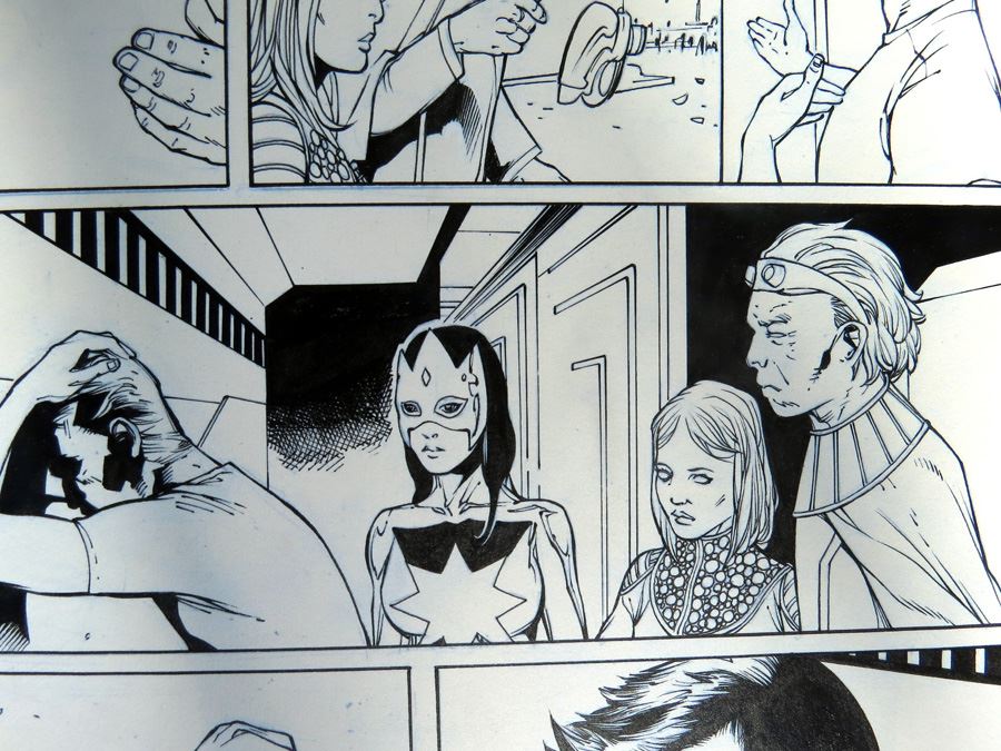 Billy Tan/Mark Irwin Green Lantern Annual #3 P.21 Original [Photo 3]