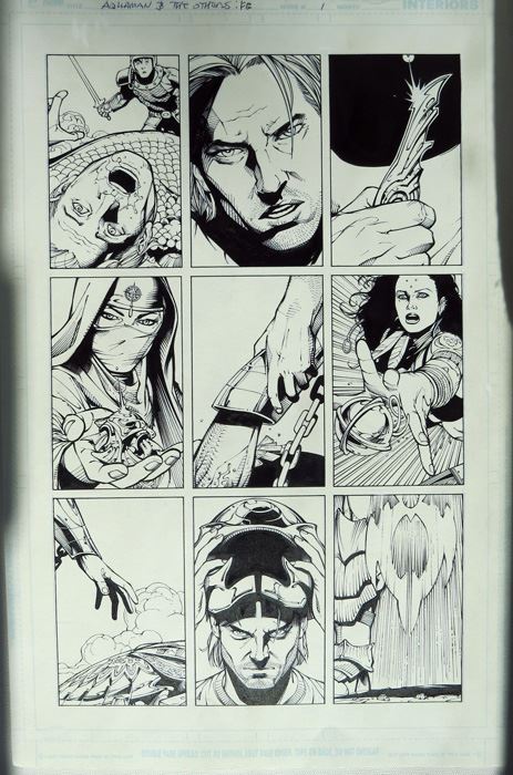 Mark Irwin Aquaman And The Others Fe #1 P.17 Original