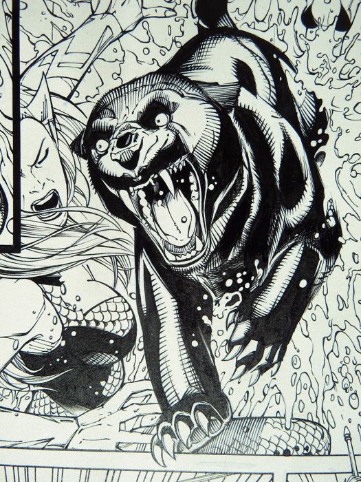 Mark Irwin Aquaman And The Others Fe #1 P.16 Original [Photo 3]