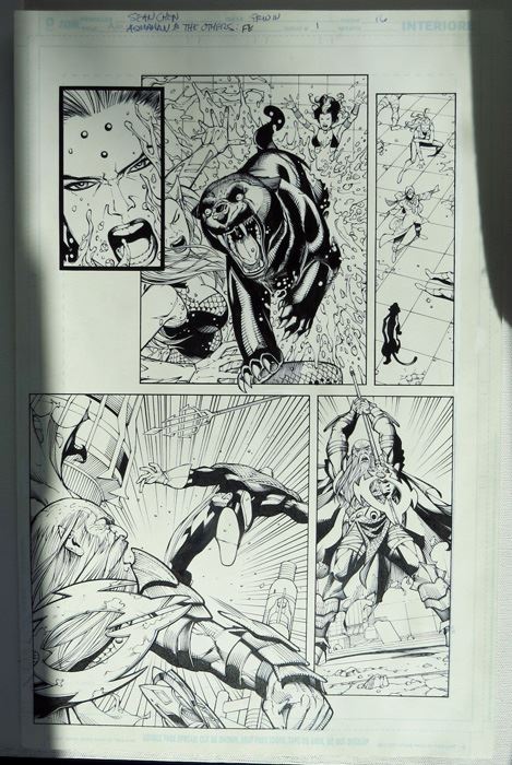 Mark Irwin Aquaman And The Others Fe #1 P.16 Original