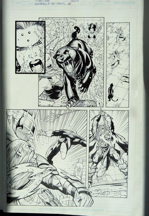 Mark Irwin Aquaman And The Others Fe #1 P.16 Original