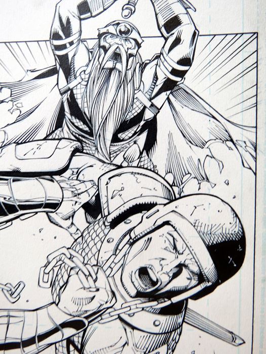 Mark Irwin Aquaman And The Others Fe #1 P.14 Original [Photo 2]